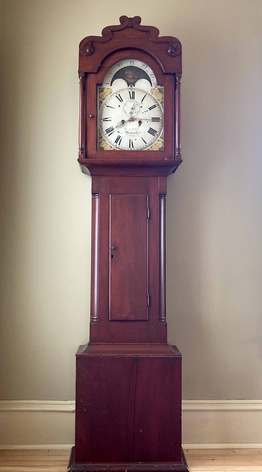 A grandfather clock