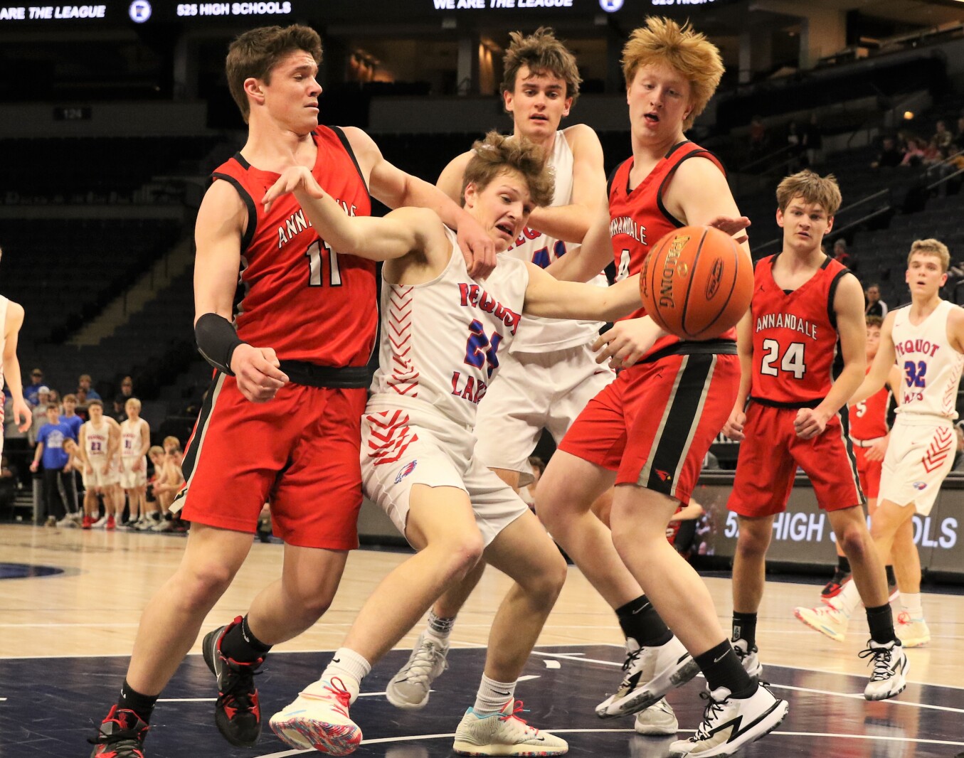 Pequot Lakes vs Annandale Class 2A State Quarterfinals Tuesday, March 22, 2022, at Target Center.