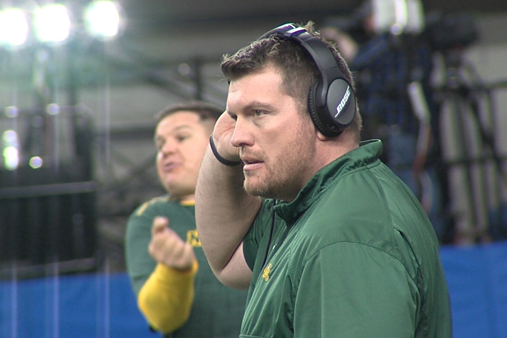 Bison Head Football Coach Matt Entz holds press conference looking ...