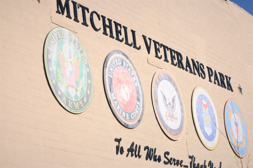 Mitchell Community. Sign Mitchell city leaders revamping Veterans Park signs, while awaiting ...