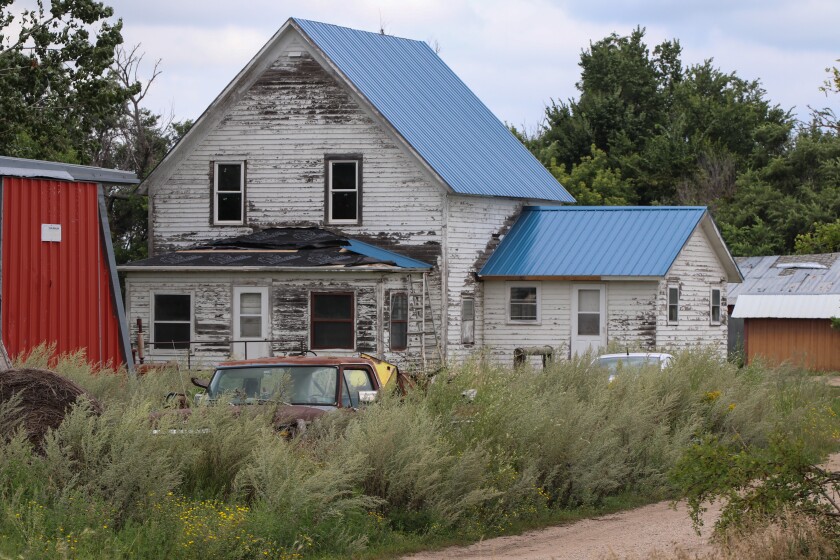 The Leppert family home in LaMoure County where Shannon Ness grew up under the near-constant threat of being kidnapped in the 1990s. Photograph taken on Aug. 13, 2024..jpg