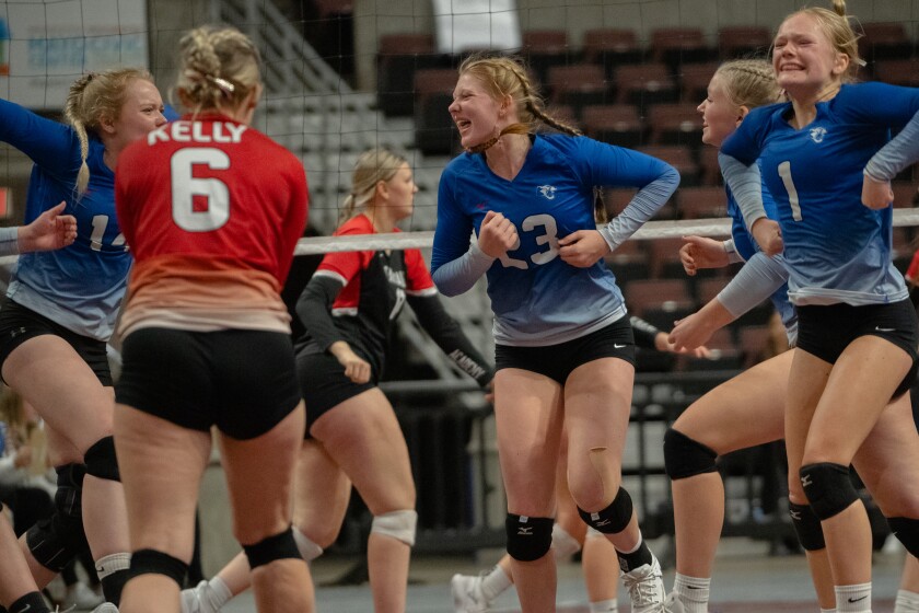 Mabel-Canton vs. Bethlehem Academy Volleyball Section 1A Champio