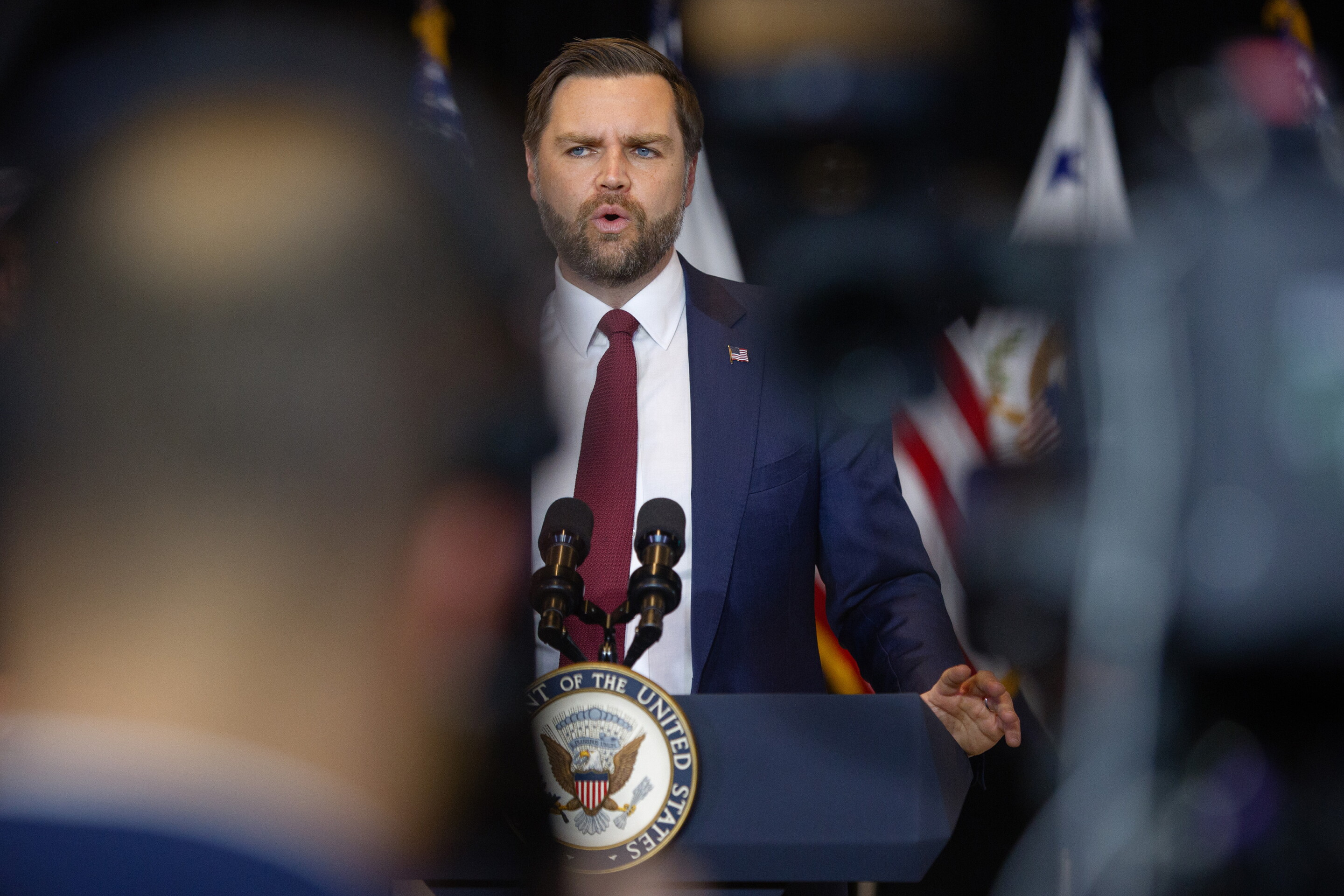 J.D. Vance Latest News and Updates Photos: Vice President JD Vance makes an appearance in Minneapolis on