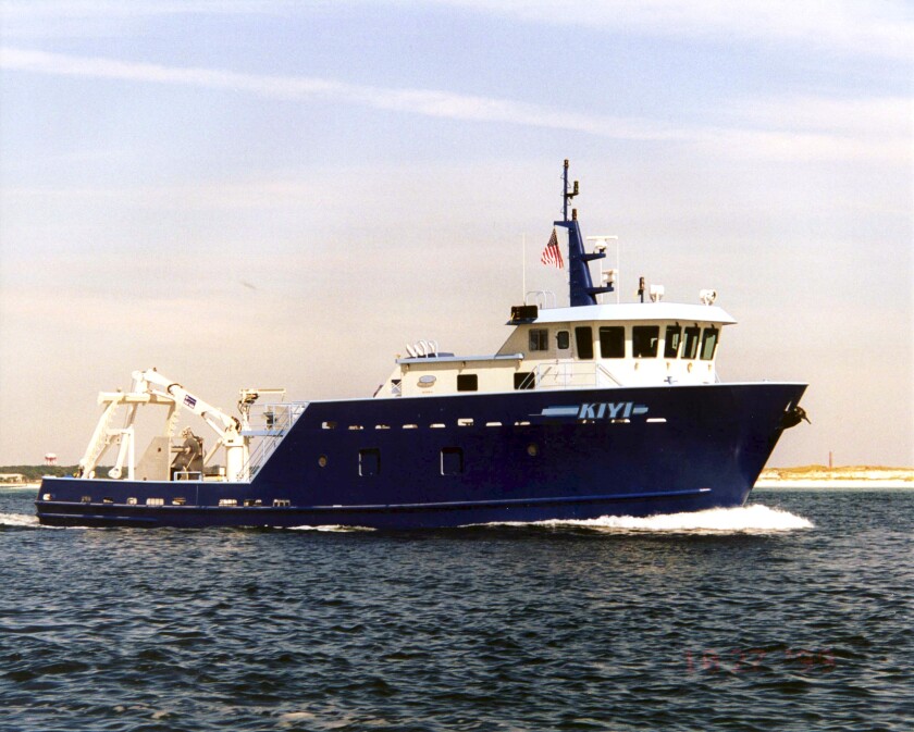 The U.S.G.S. research boat Kiyi
