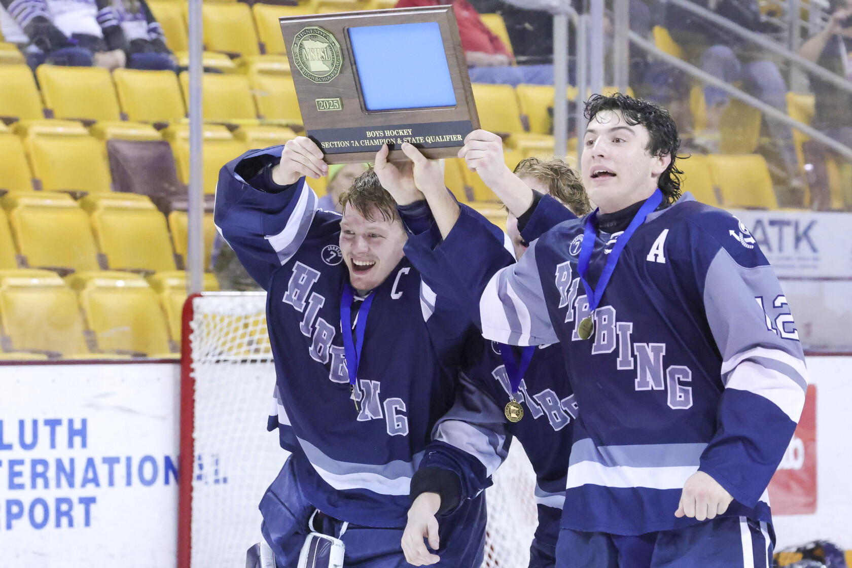 Hibbing/Chisholm hockey heading to state after Rewertz OT winner