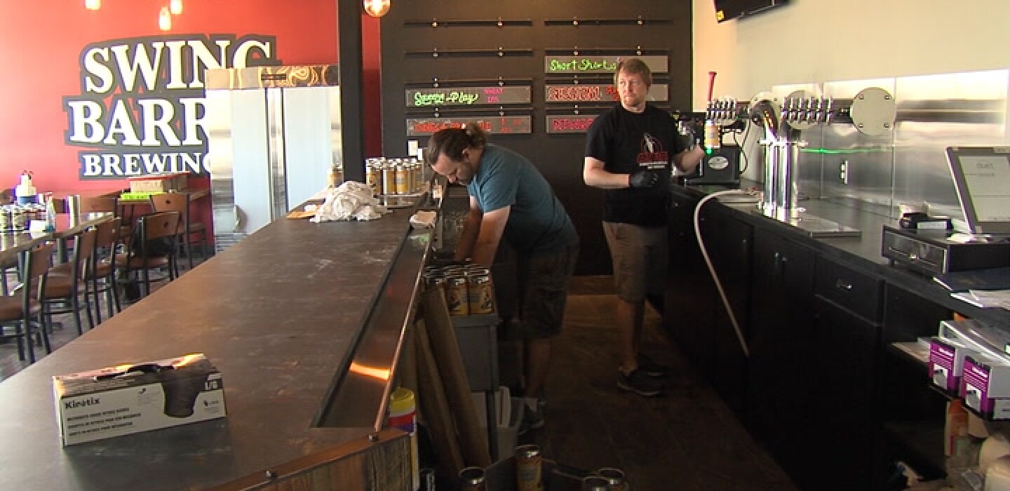 Swing Barrel Brewing Company — and other Moorhead businesses — wait to
