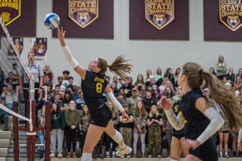 Stewartville, Byron Section 1AAA girls semifinal volleyball