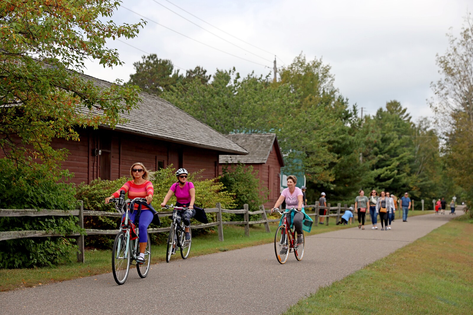 People enjoy the 47th annual Nisswa Fall Festival on Saturday, Sept. 17, 2022.