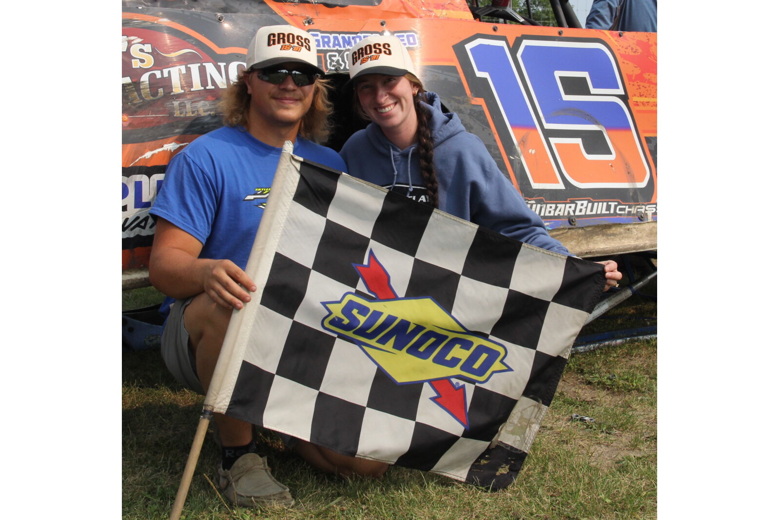 Newlyweds Landon and Alexa Gross are a true Bemidji Speedway love story