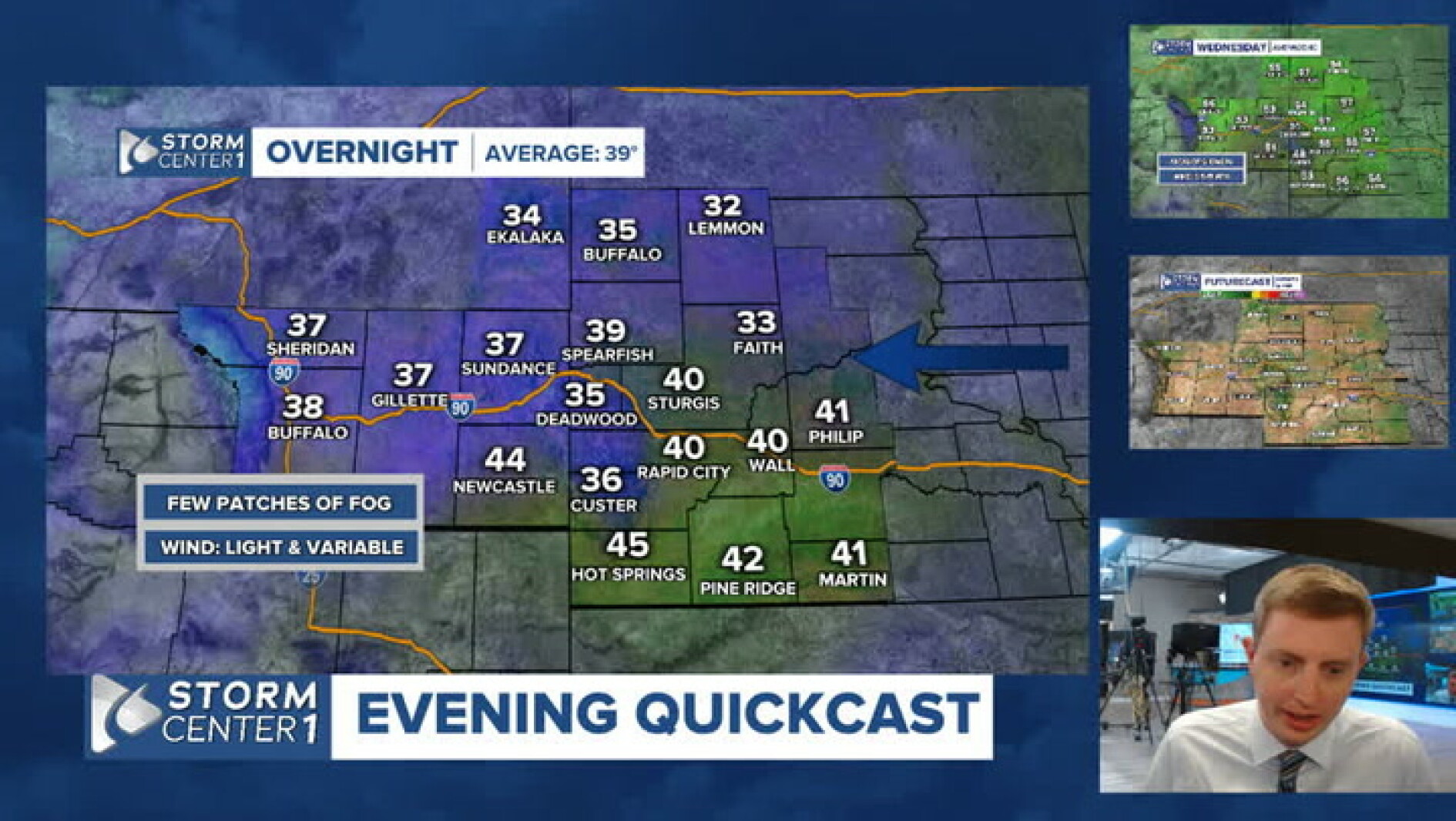 A few showers tomorrow, then a windy day Thursday - Rapid City, South ...