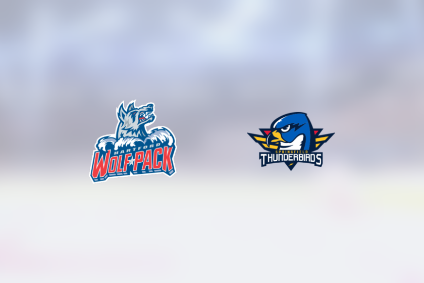 Springfield Rink Pa Springfield Thunderbirds win on the road against Hartford Wolf Pack ...