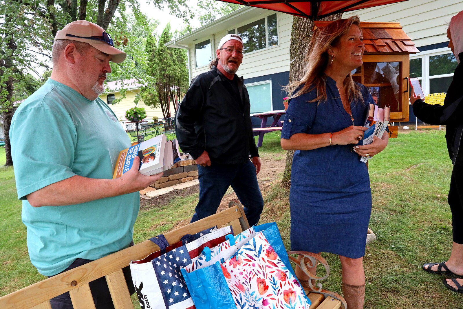 Saturday, July 23, 2022, during the installation of the first Ty-brary in Brainerd.