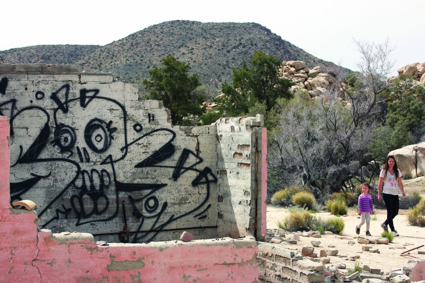 Graffiti in national parks
