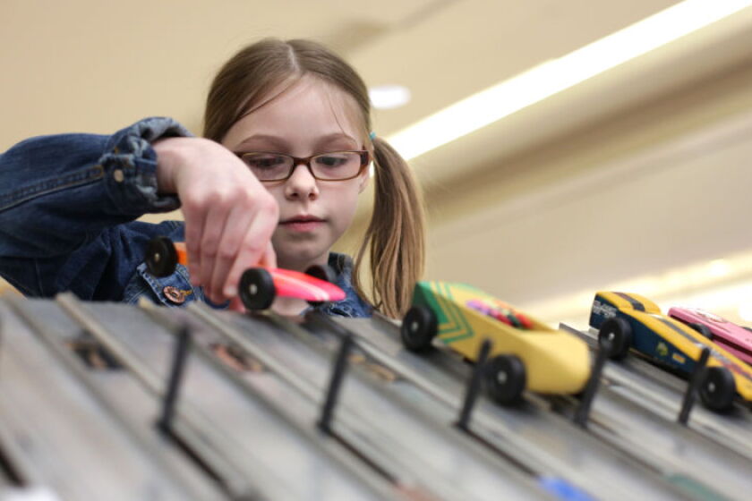 Cub Car Races Cub Scouts race Pinewood Derby cars - Post Bulletin | Rochester ...