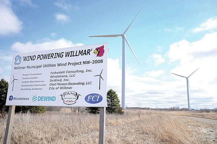 Wind turbines have best year