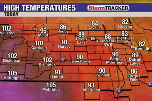 Heating up and staying humid for the weekend around the Red River ...