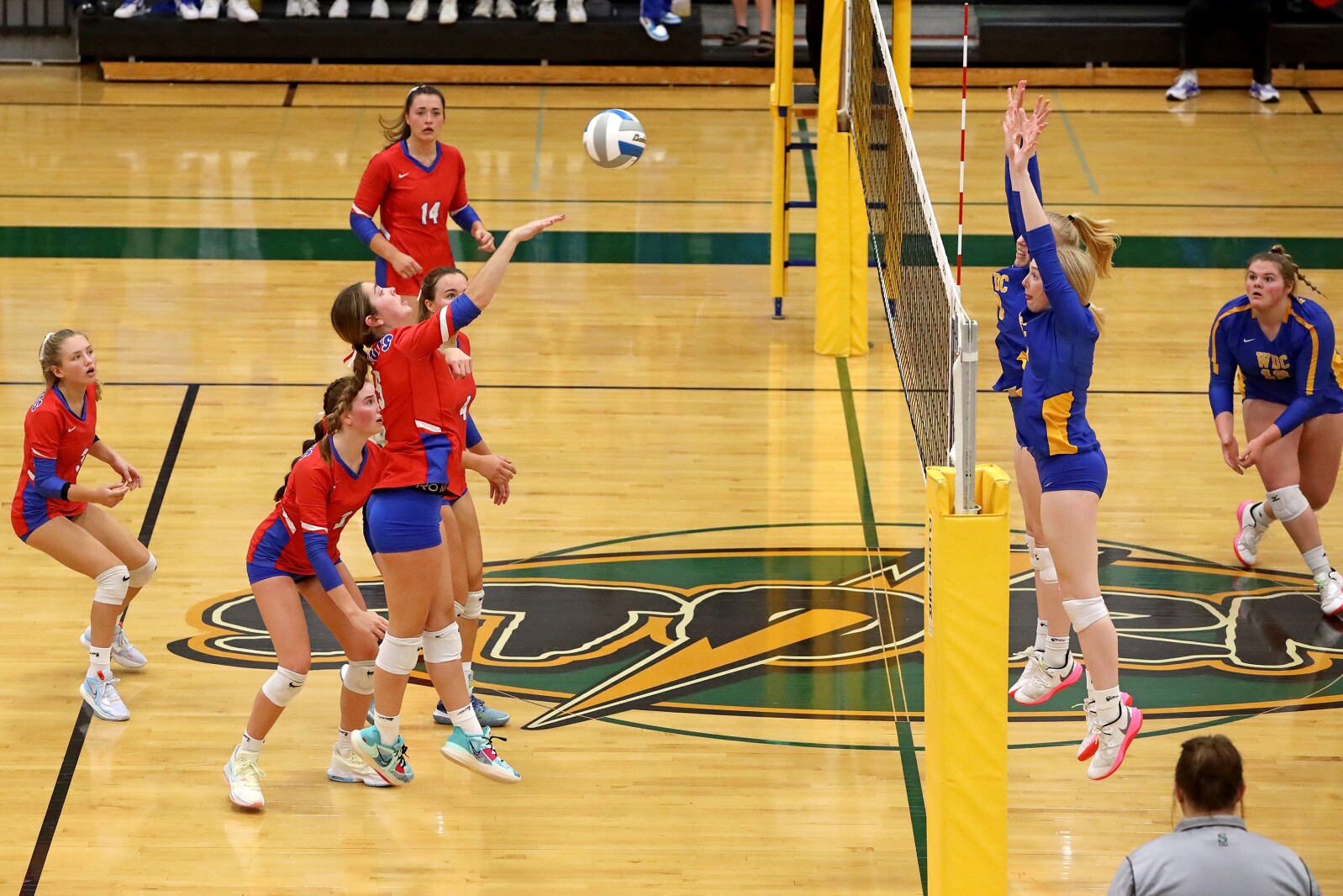 Pequot Lakes vs Wadena-Deer Creek Volleyball on Thursday, Nov. 3, 2022, in Sauk Rapids.
