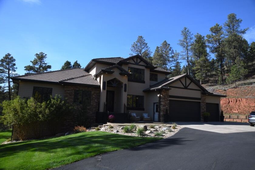 A $1.7 million home sits on a Rapid City lot.