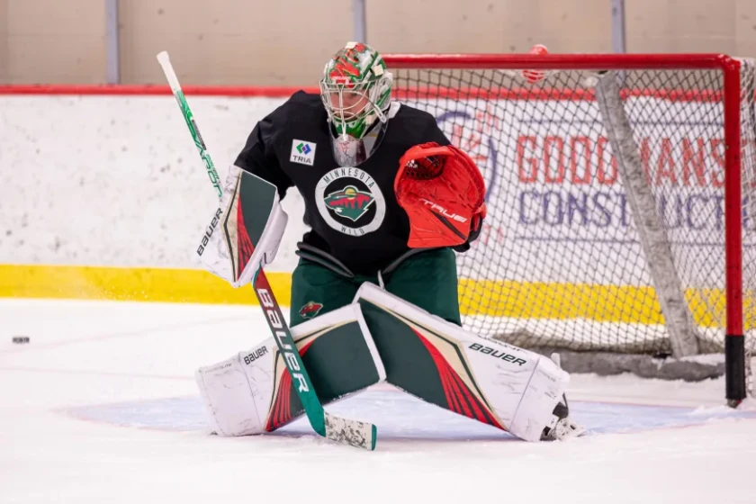 Tria Rink Meet Filip Gustavsson, the Wild goaltender behind Marc-Andre Fleury ...