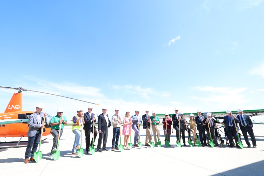 Aviation leaders past and present attend groundbreaking for $36 million ...