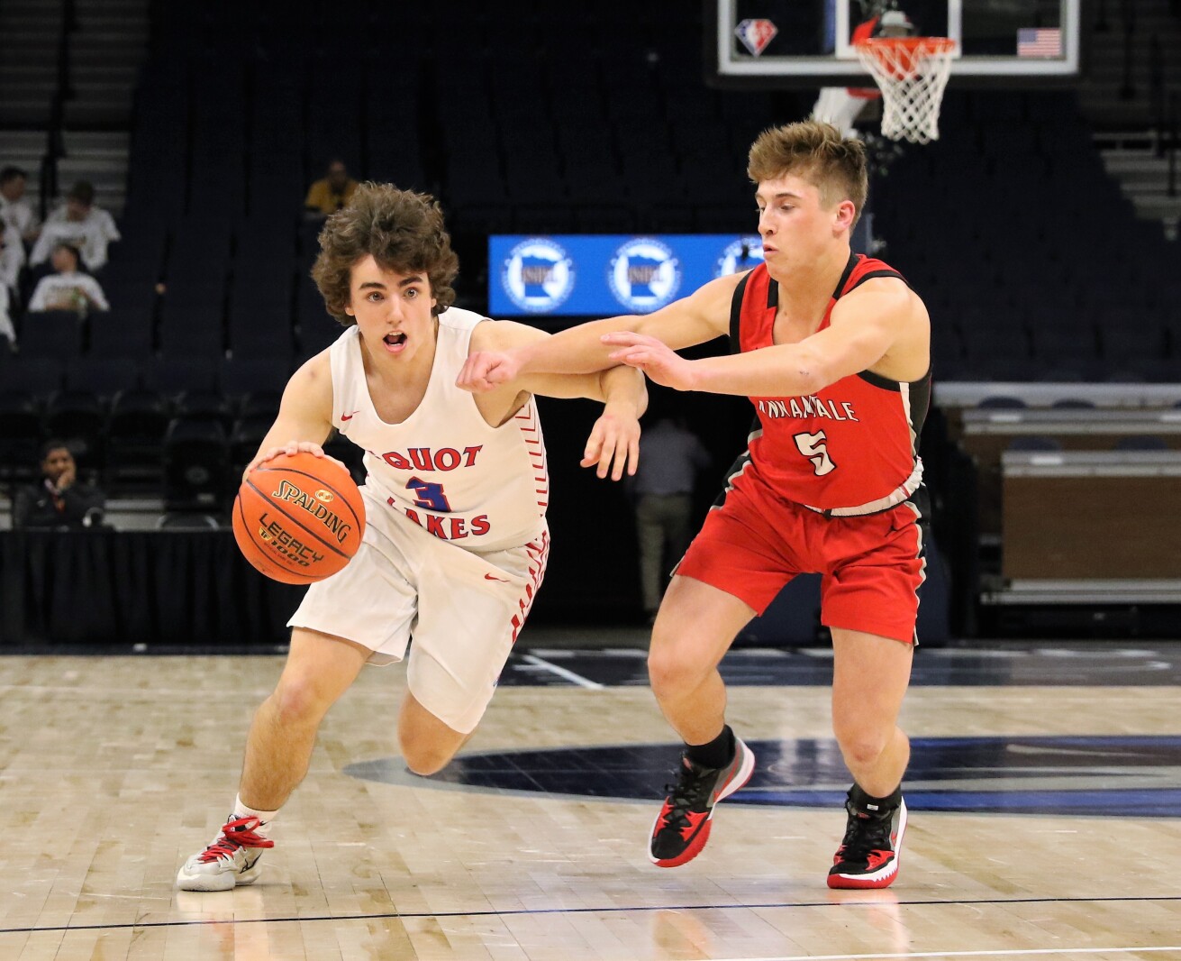 Pequot Lakes vs Annandale Class 2A State Quarterfinals Tuesday, March 22, 2022, at Target Center.