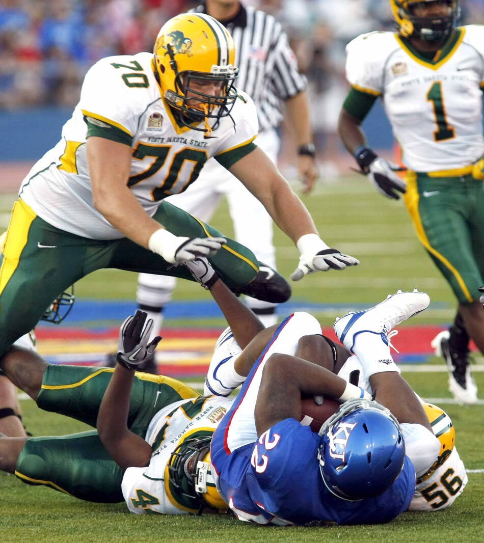 Bison Defensive Rings Bison defensive line looks like anchor of the team - InForum | Fargo ...
