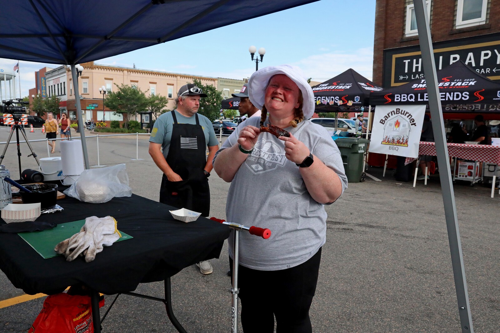 People enjoy the Cub Foods Ribfest during Brainerd Jaycees Street Fest on Saturday, July 23, 2022, in downtown Brainerd.