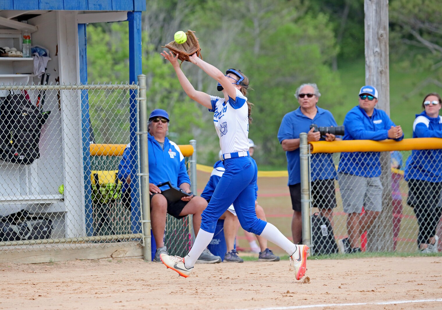 Brainerd softball against St. Michael-Albertville during the Section 8-4A final Thursday, June 2, 2022, at Brainerd.