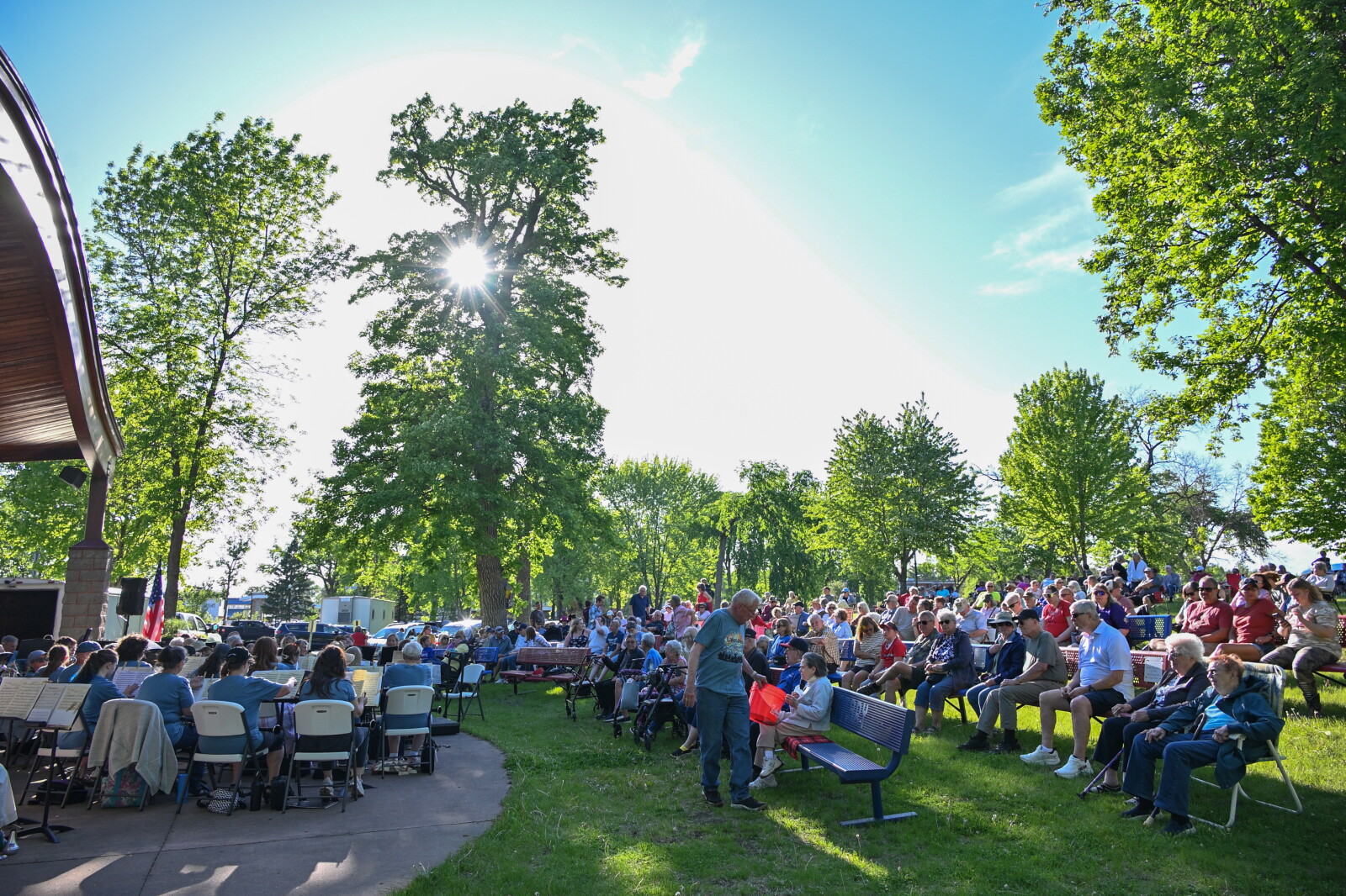 Music in the Detroit Lakes City Park is going to look a little different this year
