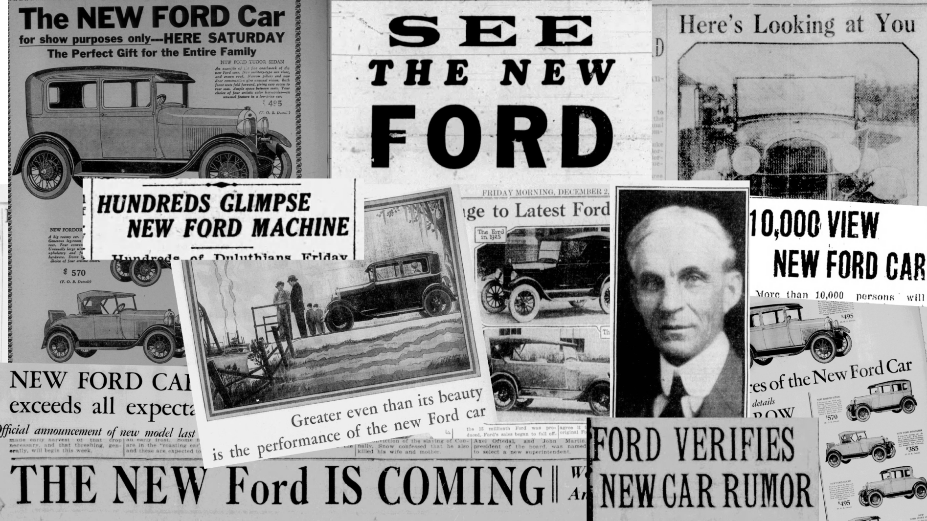 Before Tesla hype, there was Model A mania