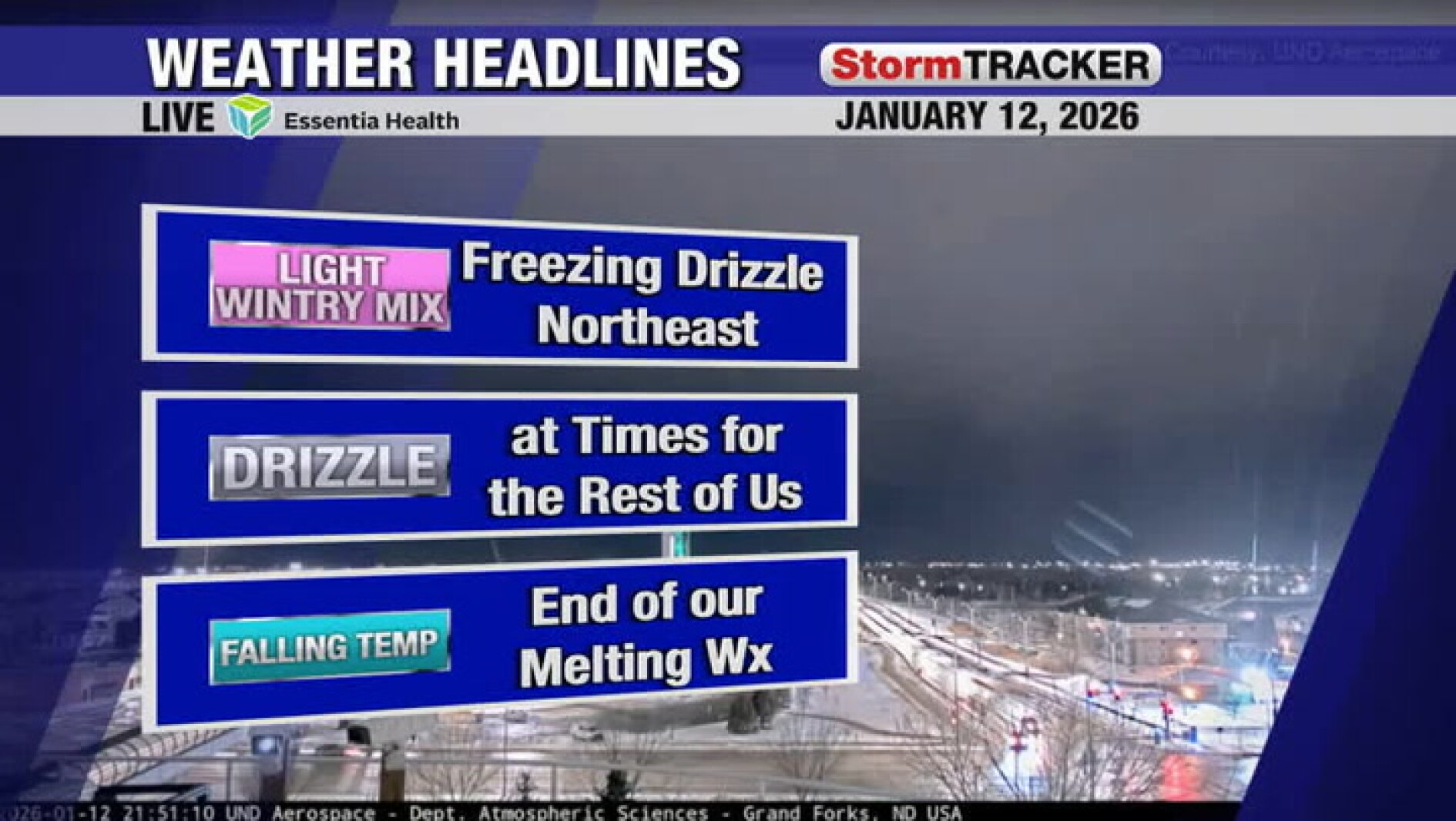 Tracking on and off cold rain and light wintry mix tonight - Alexandria ...