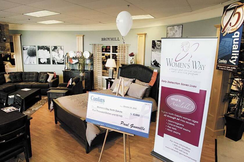 Conlin S Donates To Charities Mark 75 Years In Business Inforum Fargo Moorhead And West News Weather Sports Donates To Charities Mark 75 Years, Conlins Furniture Fargo Nd