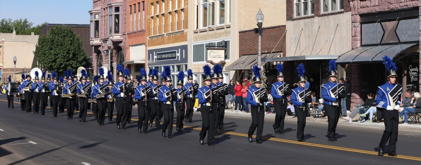 The Adrian-Ellsworth High School Band participates in the 71st Luverne Tri-State Band Festival on Saturday, September 24, 2022.