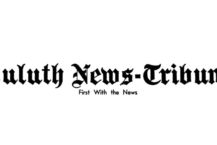 Looking back The News Tribune's nameplates throughout history Duluth