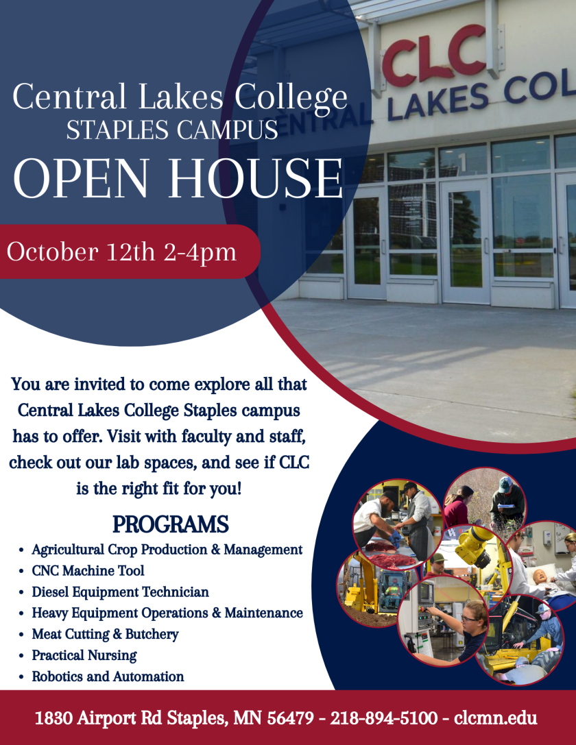 Public invited to CLC Staples open house - Brainerd Dispatch