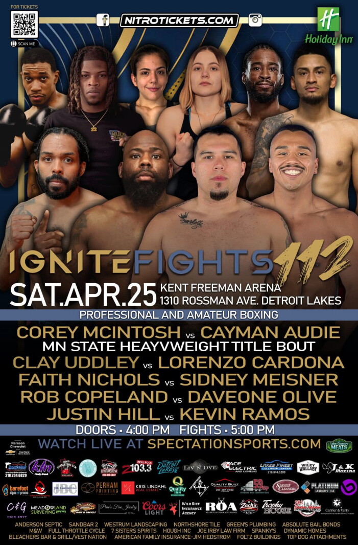Minnesota Rivals Heavyweight rivals Corey McIntosh and Cayman Audie rematch headlines ...