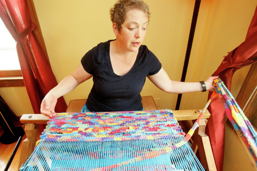 Jane Cook Rug Maker Making a Scene: Fargo woman weaves upcycled rugs - InForum | Fargo ...