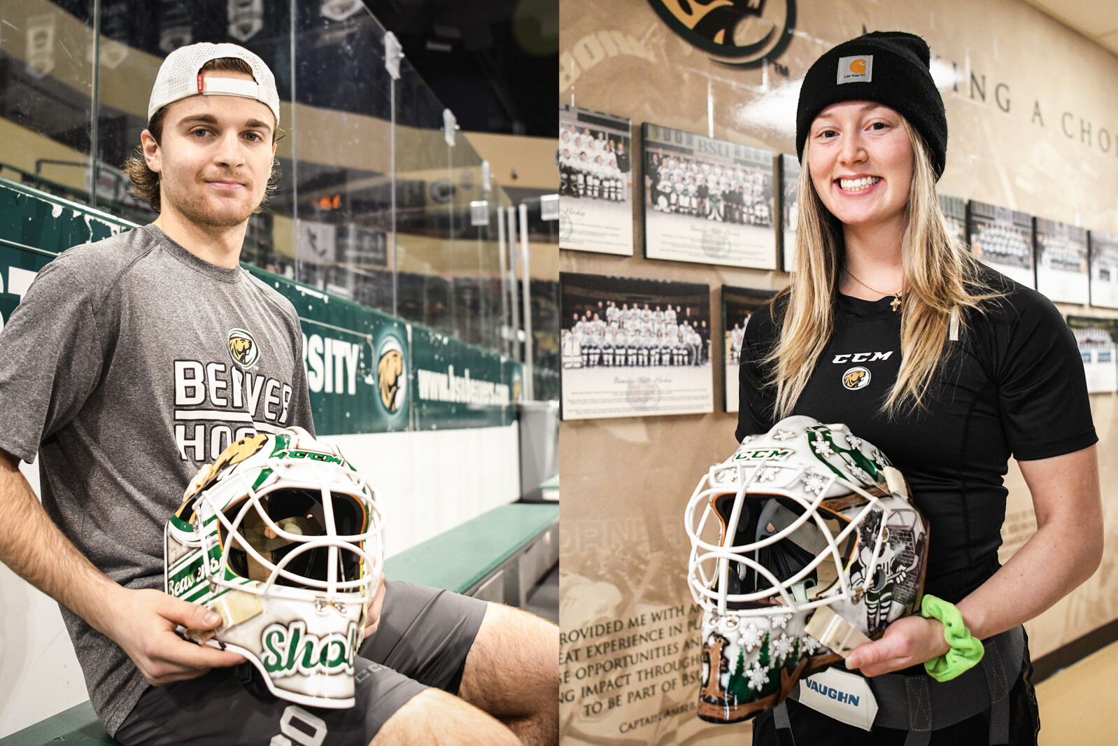 Marc Bloomquist HOCKEY: Bemidji State goalies express creativity, heritage through ...