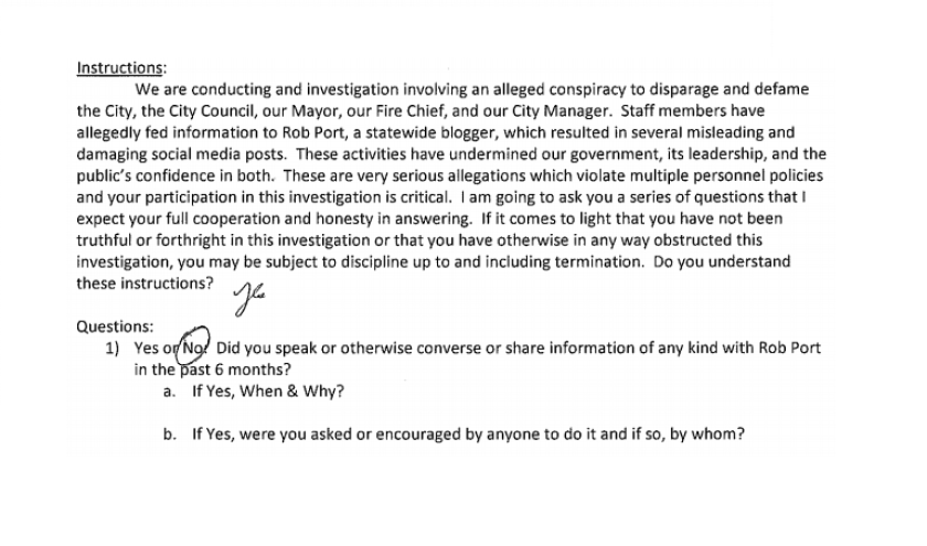 EMBED: City of Minot Employee Question
