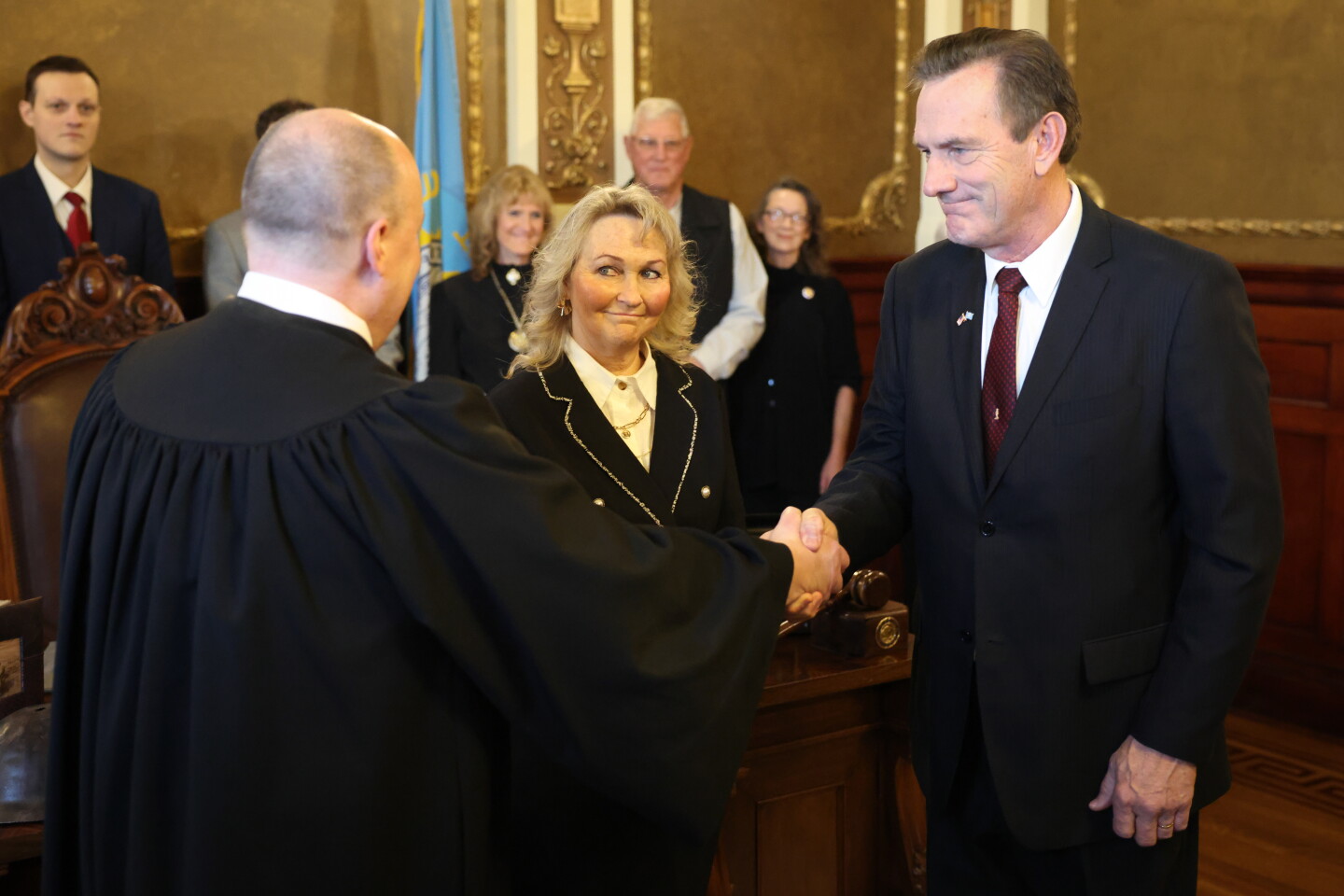 Sandy Rhoden PHOTOS: Larry Rhoden sworn in as new South Dakota governor - Mitchell ...