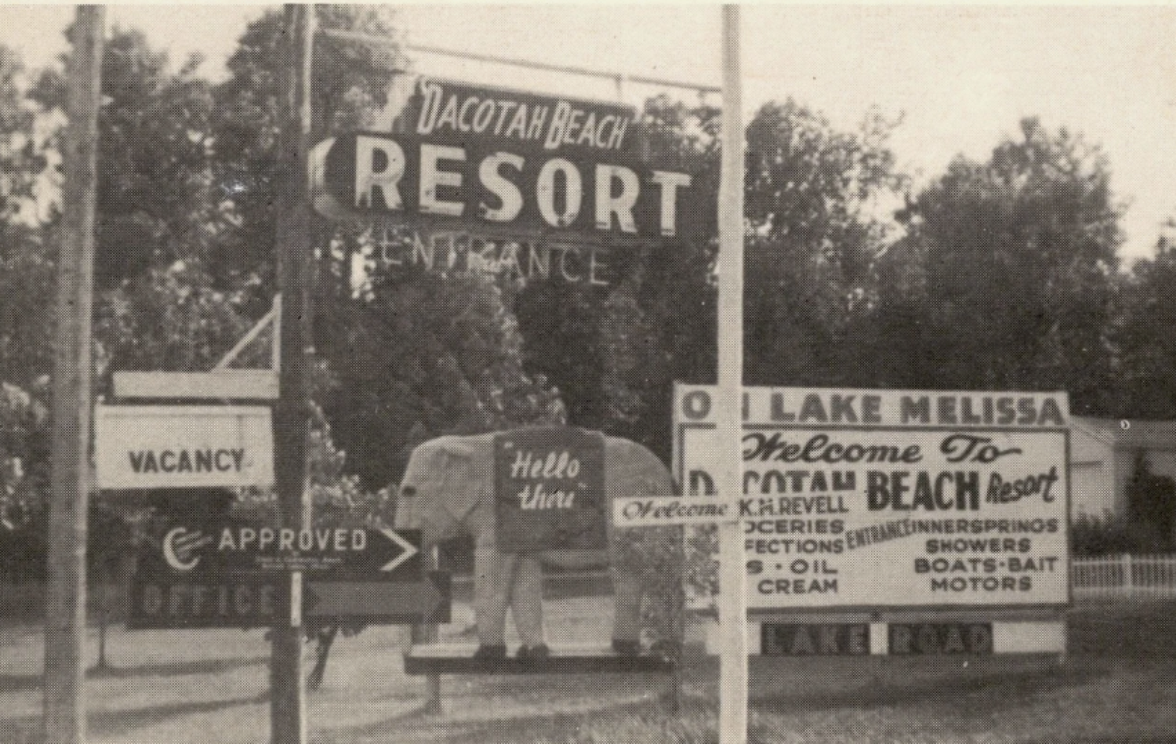 Here's a story about century-old monkey business at Lake Melissa
