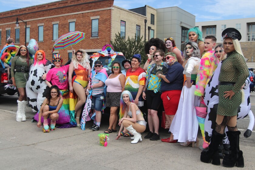 Participants in Pride Parade 2022 pose for a photograph in downtown Fargo.jpg
