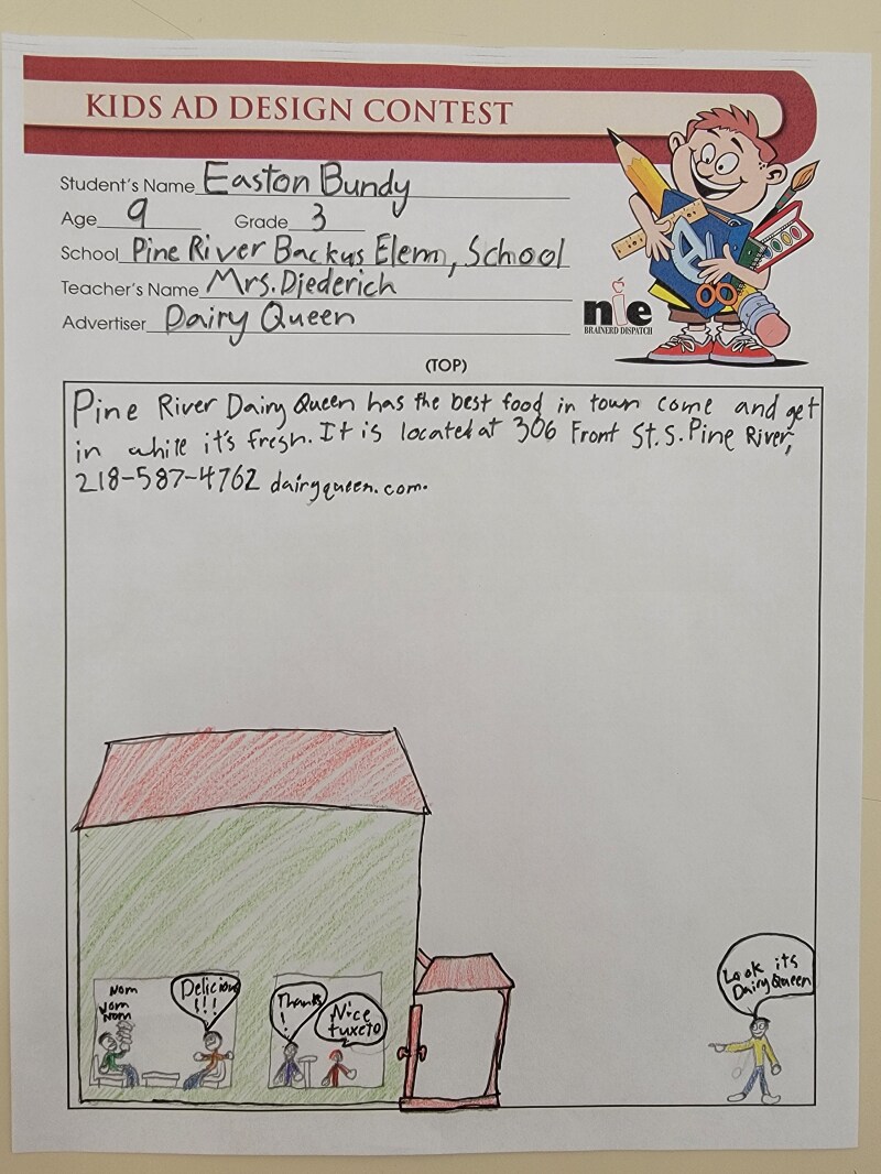 Pine River-Backus School - Mrs. Diederich's 3rd Grade