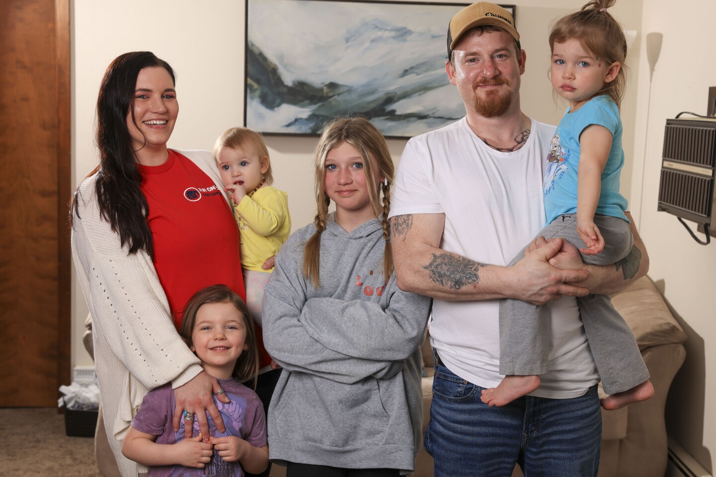 family at home