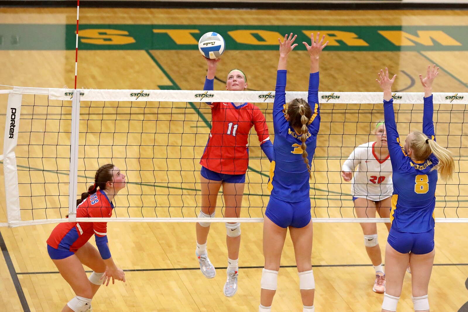 Pequot Lakes vs Wadena-Deer Creek Volleyball on Thursday, Nov. 3, 2022, in Sauk Rapids.