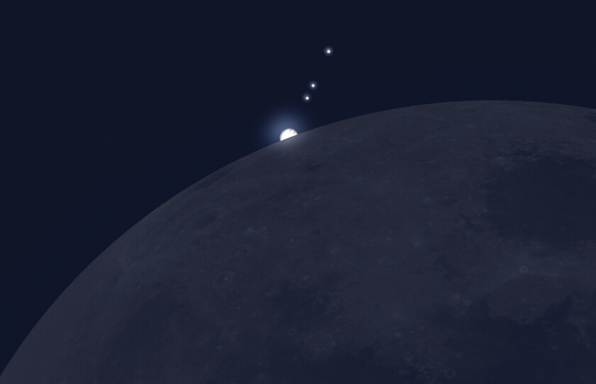 Jupiter reappearance