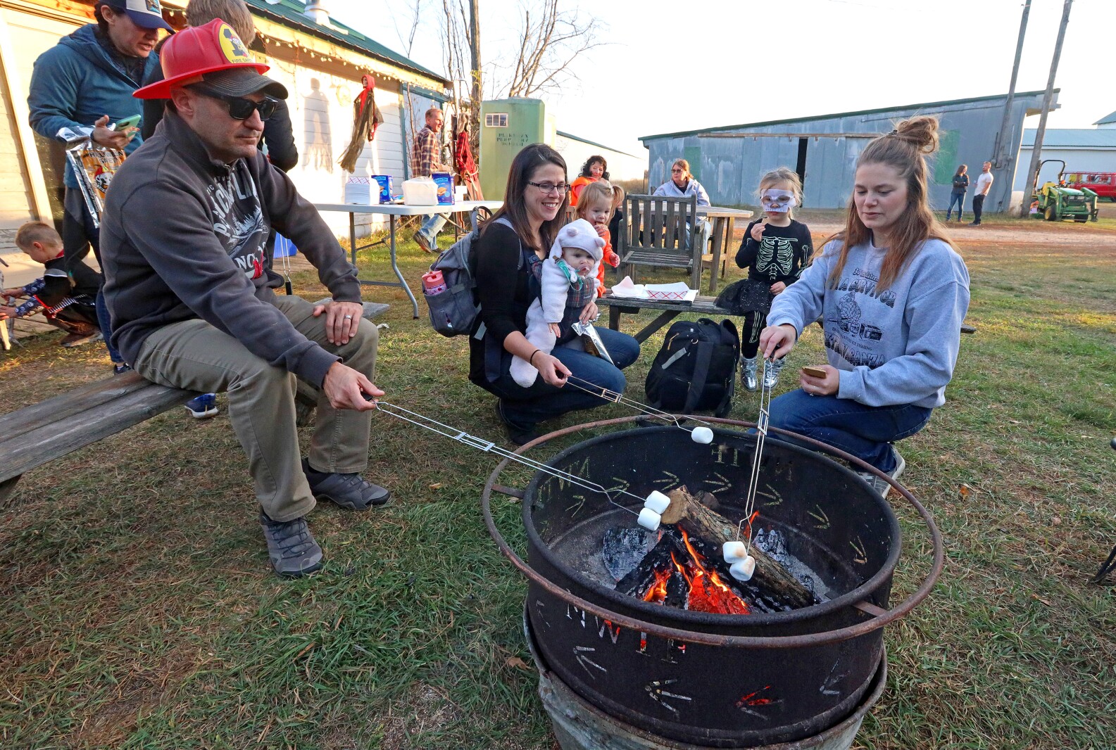 Nisswa Fire Department Haunted Barn and Hayrides on Saturday, Oct. 30, 2022, in Nisswa.