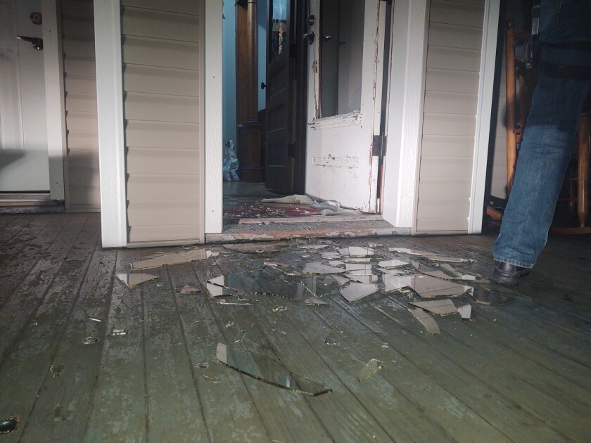 neighbors door