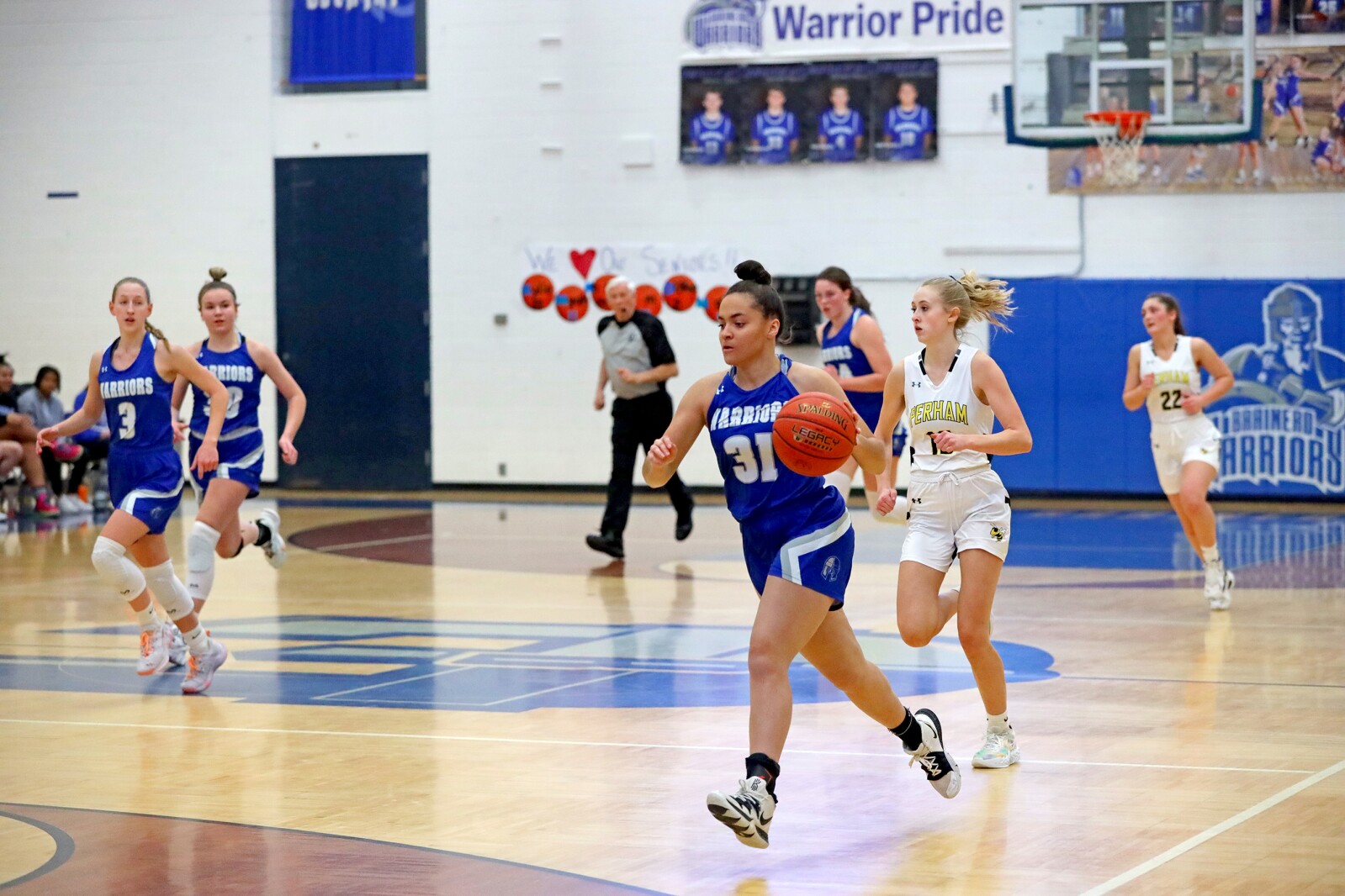 Brainerd girls basketball vs Perham