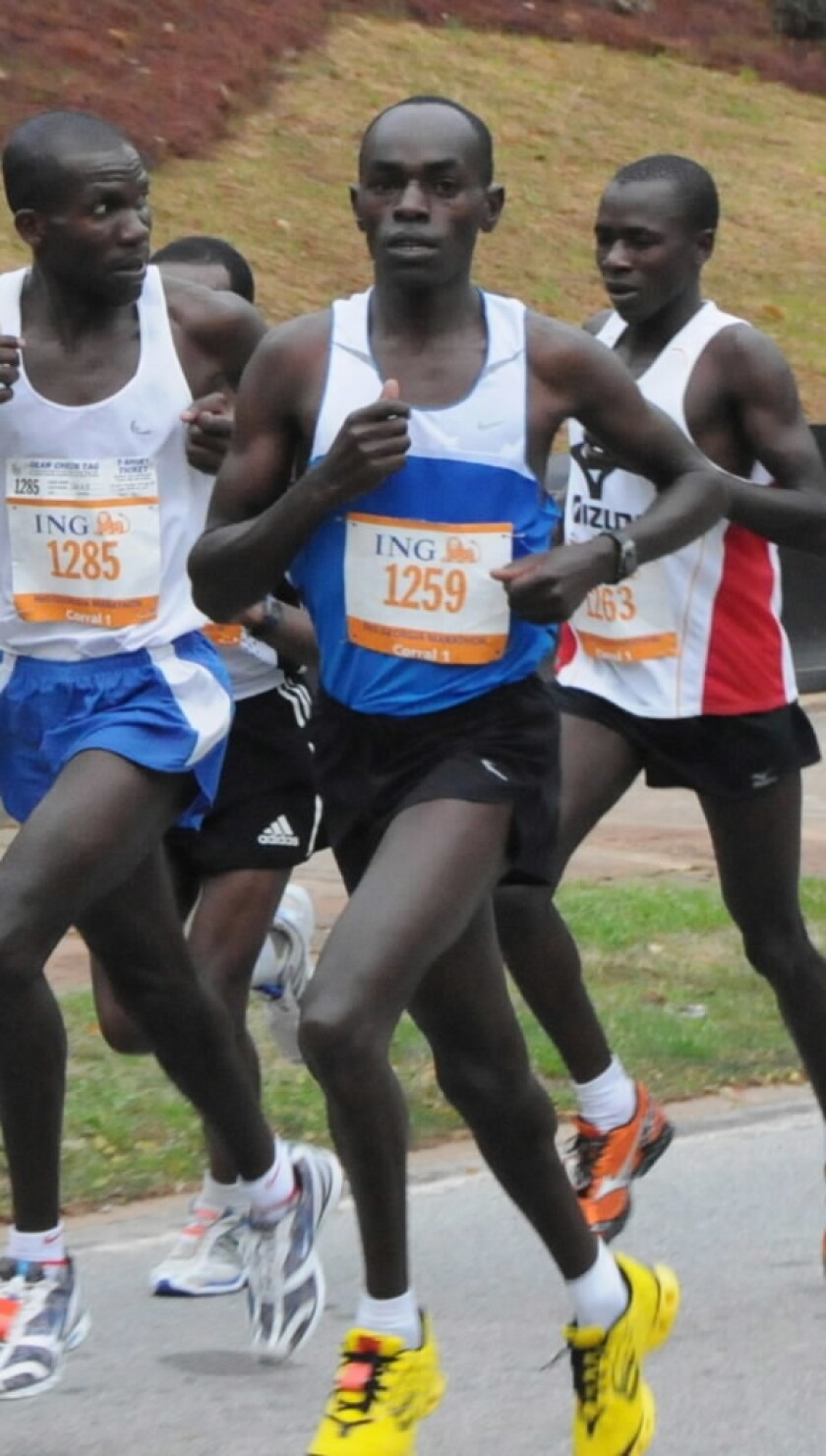 Kenyan runner Sammy Malakwen